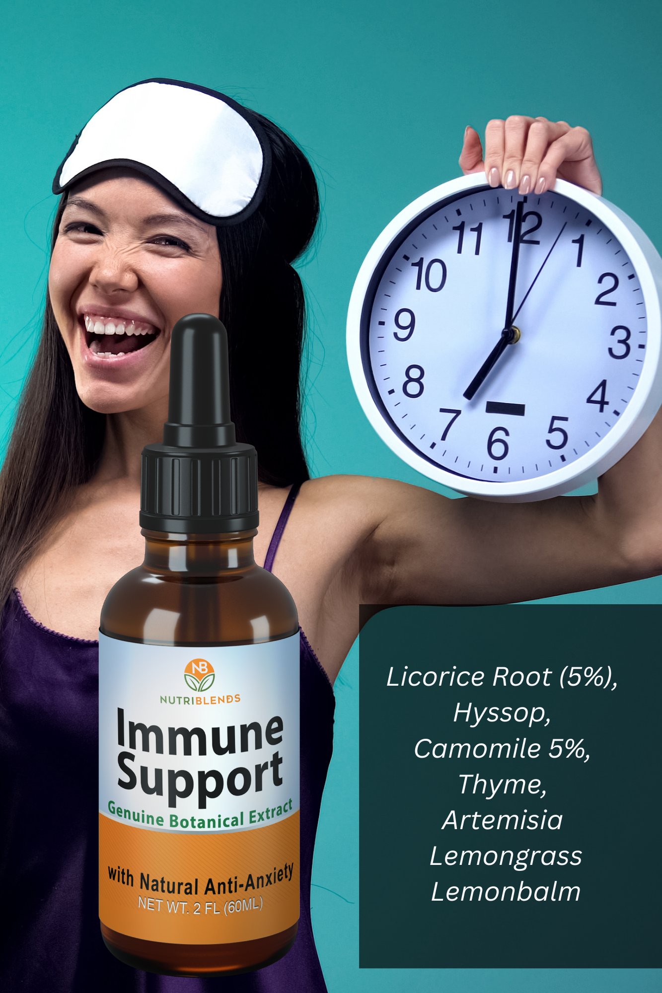 Natural Anti Anxiety Immune Support 2 oz