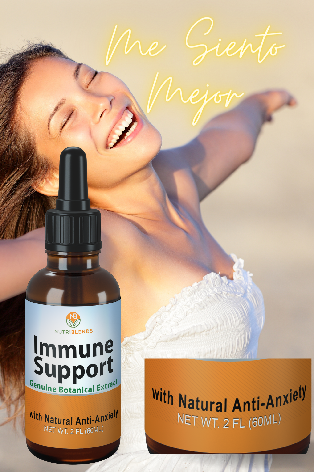 Natural Anti Anxiety Immune Support 2 oz